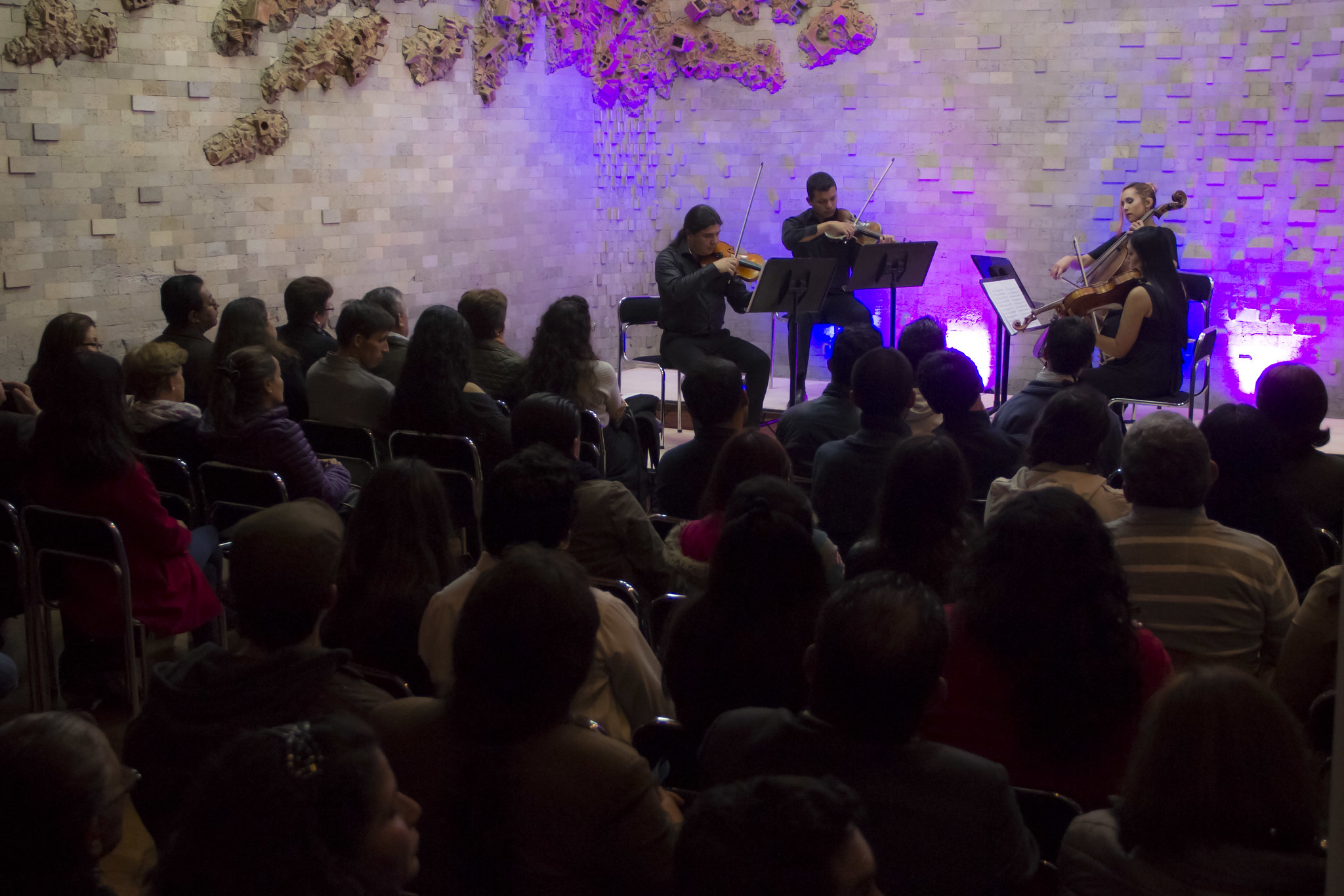 Músicos de la Orquesta Sinfónica Nacional del Ecuador 